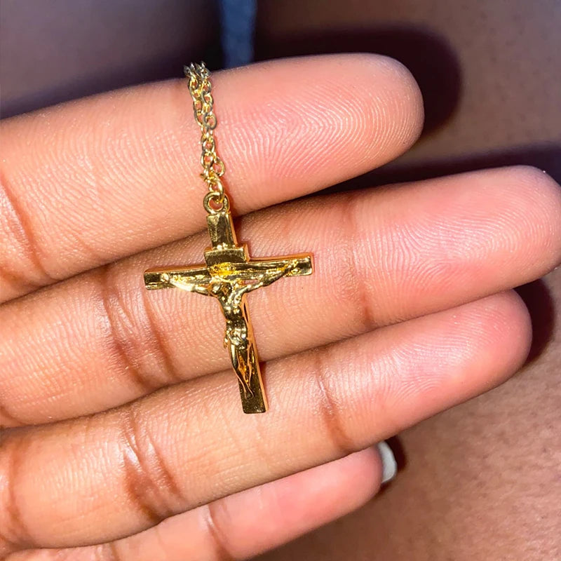 Classic Cross Necklace Jesus