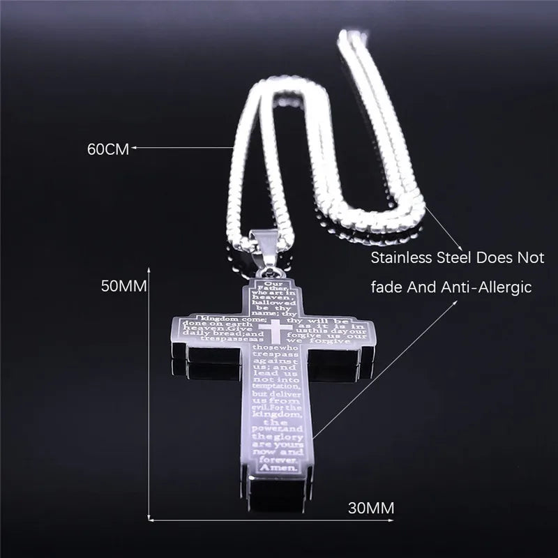 Men’s Faith Cross Chain