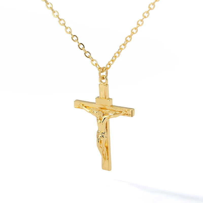 Classic Cross Necklace Jesus
