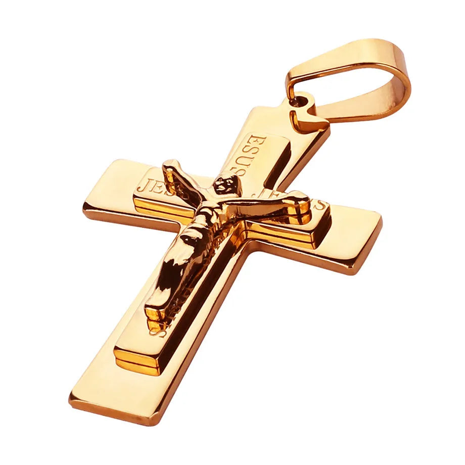 Men’s Jesus Cross Necklace