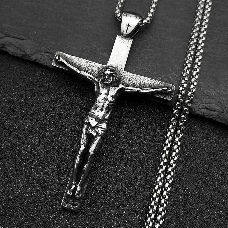 Christian Jesus Cross Crucifix Pendant