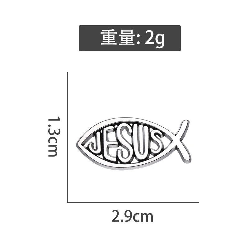 Christian Fish Enamel Pins