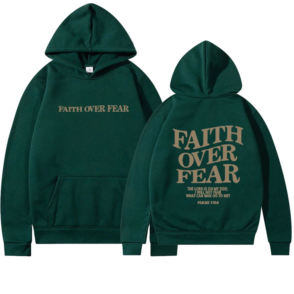 Faith Overcomes Fear Sweatshirts