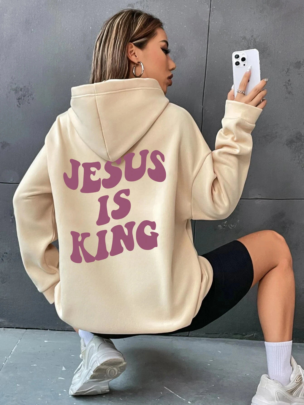 Jesus Is King Christian Hoodie