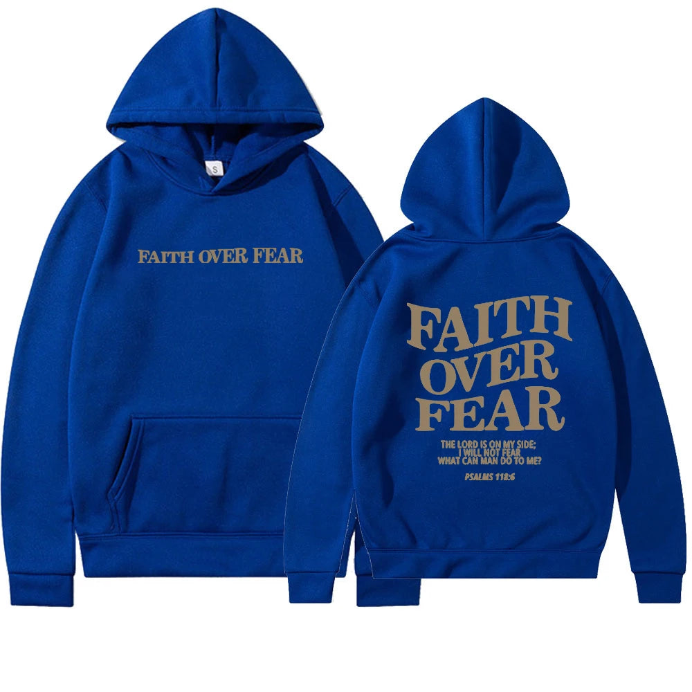Faith Overcomes Fear Sweatshirts