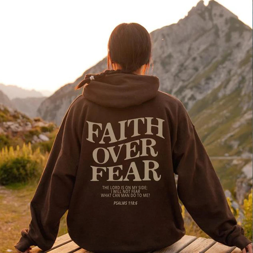 Faith Overcomes Fear Sweatshirts
