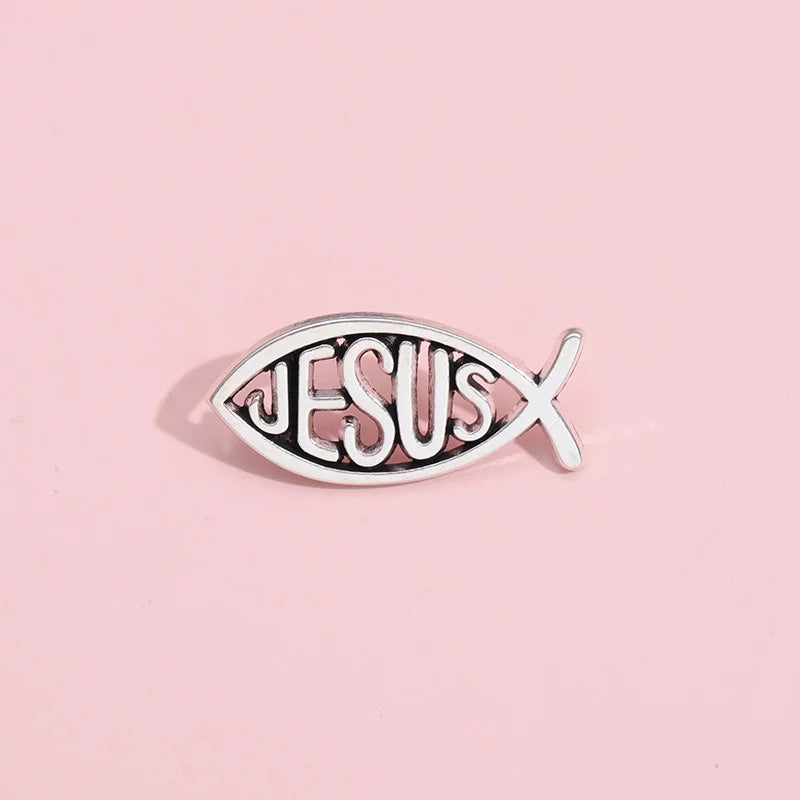 Christian Fish Enamel Pins