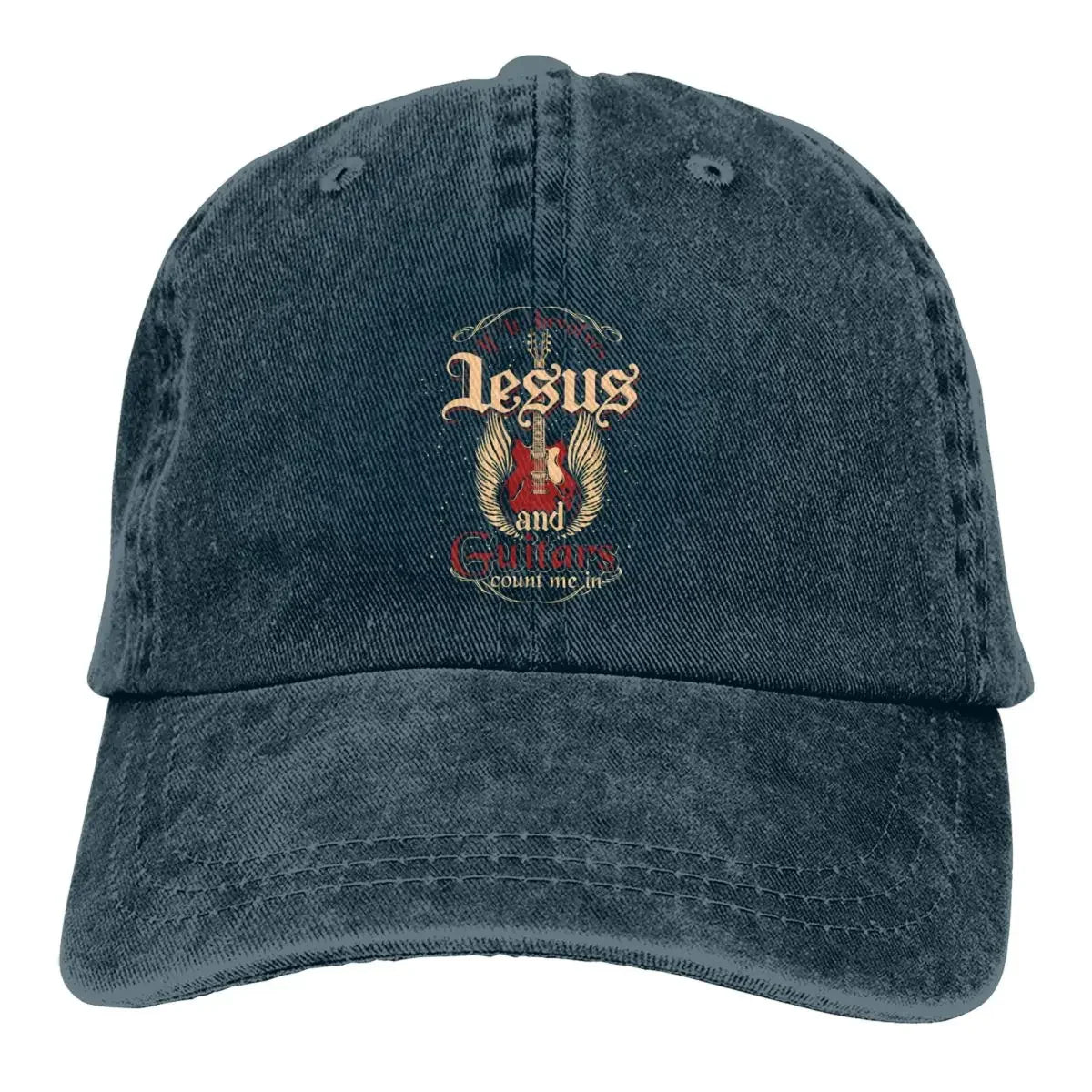 Multicolor Jesus Cross Cap