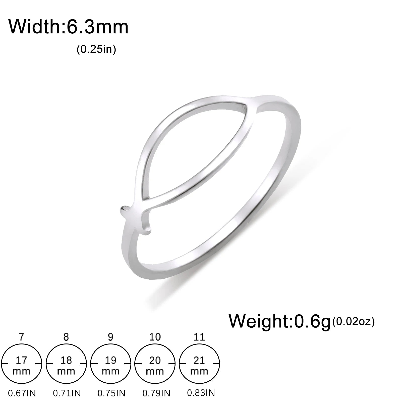 Ichthus Jesus Fish Ring