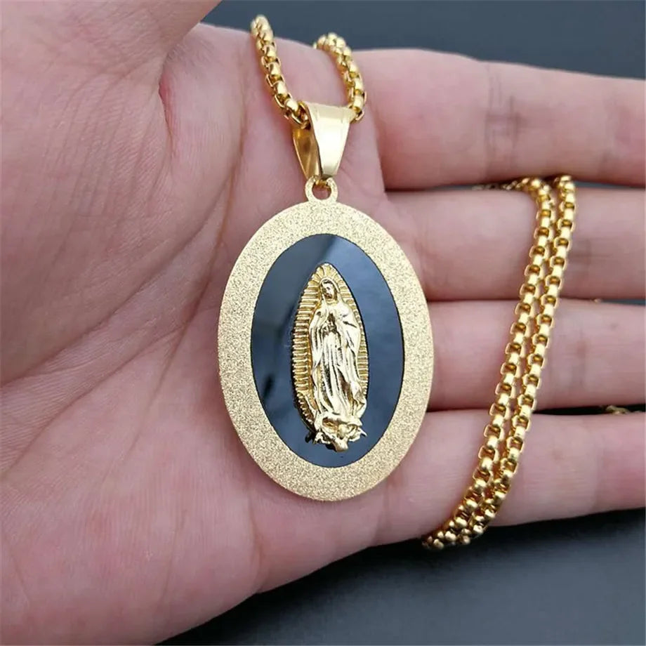 Religious Virgin Mary Pendant