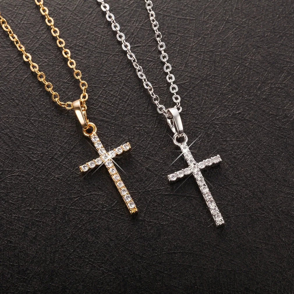 Christian Cross Necklace Set