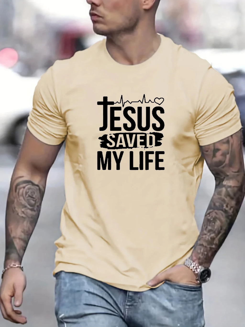 JESUS SAVED MY LIFE Tee