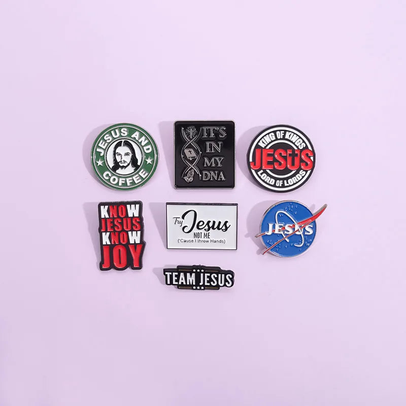 Jesus Know Enamel Pin