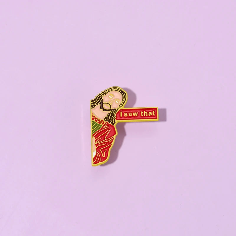 Cartoon Jesus Pin
