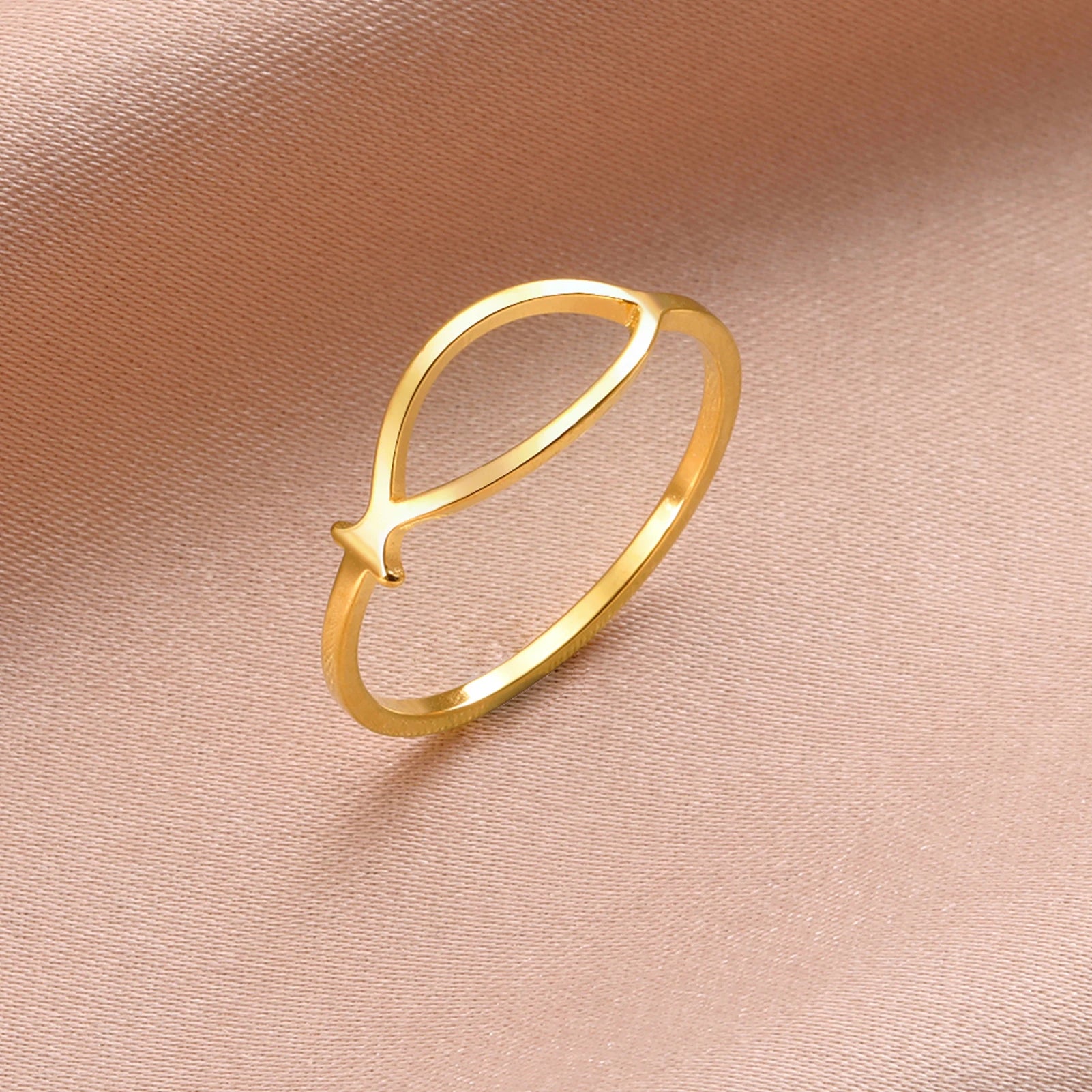 Ichthus Jesus Fish Ring