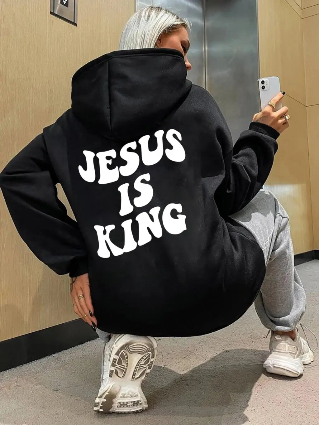 Jesus Is King Christian Hoodie