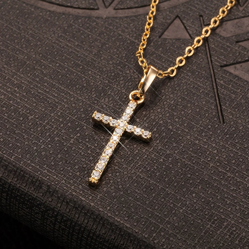 Christian Cross Necklace Set