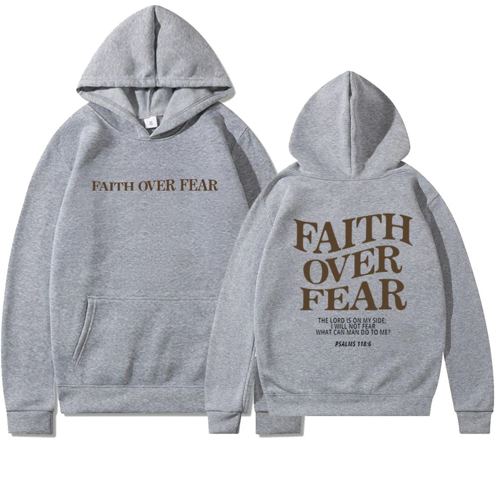 Faith Overcomes Fear Sweatshirts