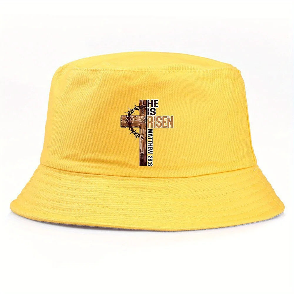 Easter Cross Bucket Hat