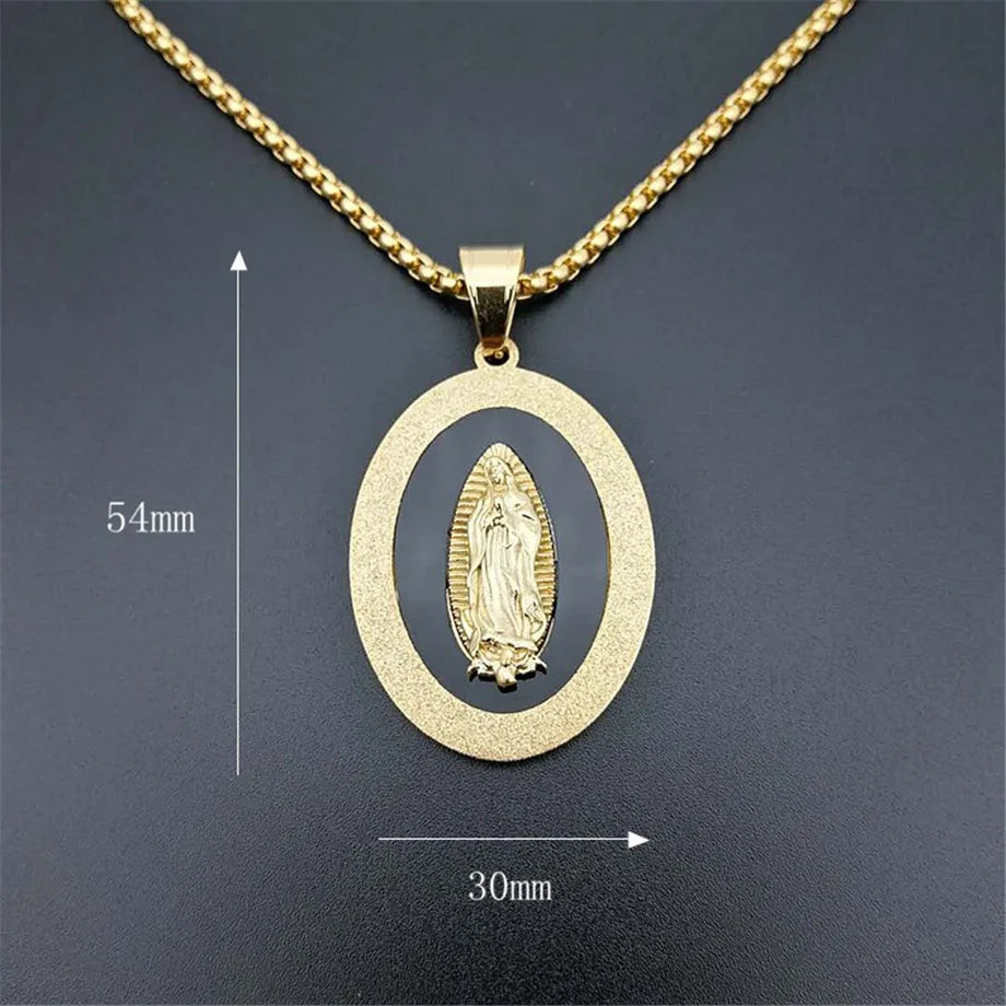Religious Virgin Mary Pendant