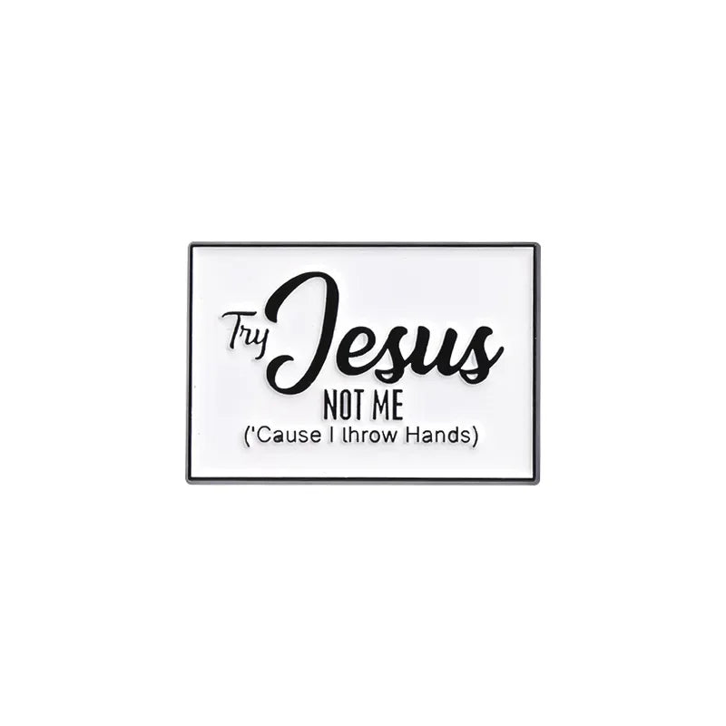 Jesus Know Enamel Pin