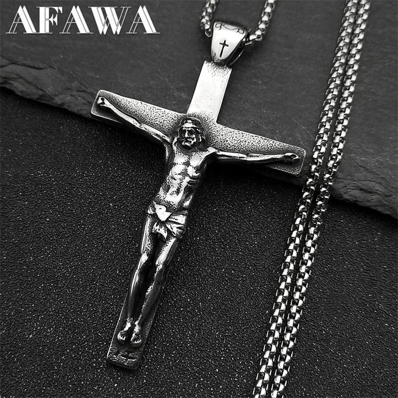 Christian Jesus Cross Crucifix Pendant