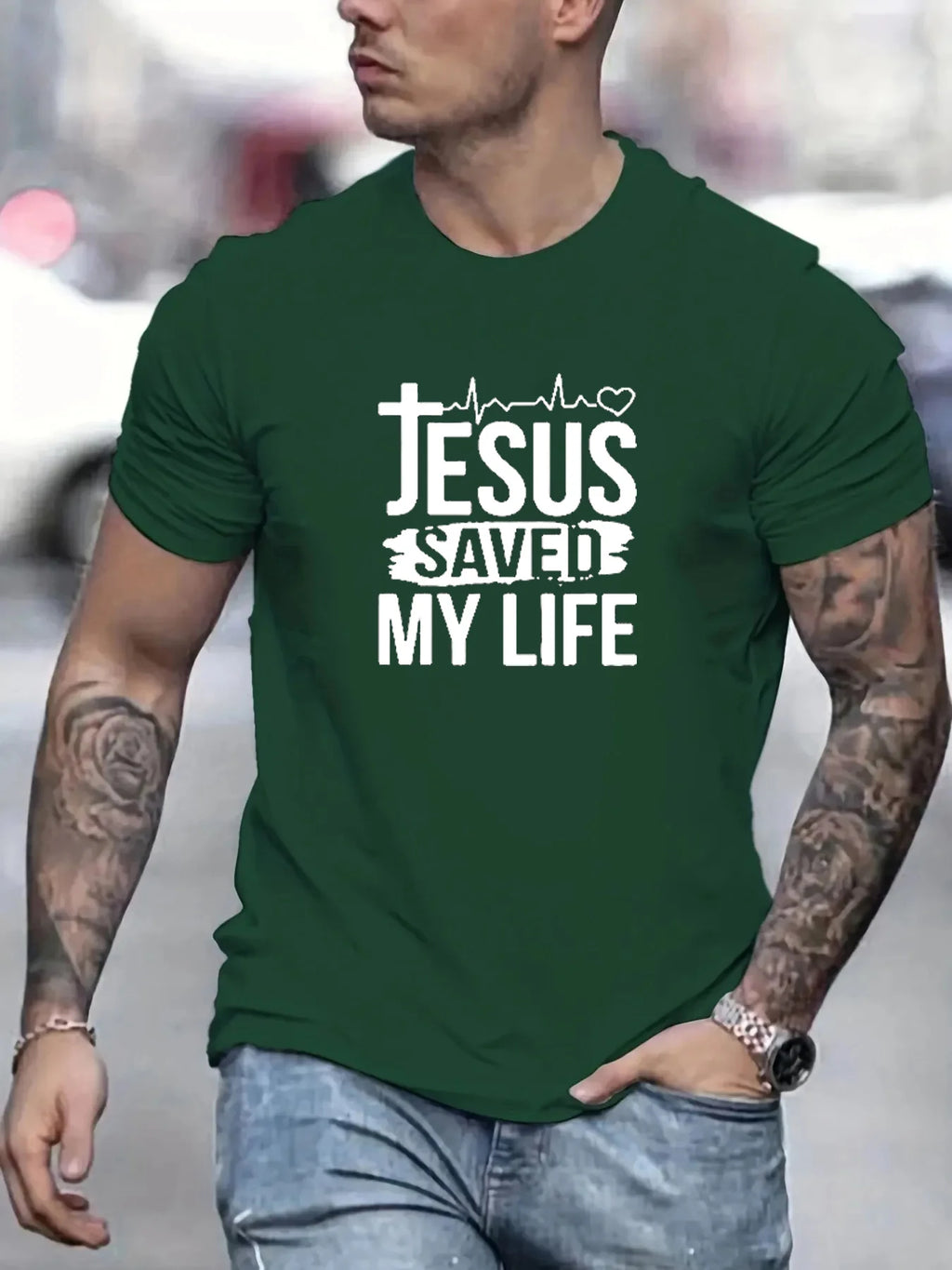 JESUS SAVED MY LIFE Tee