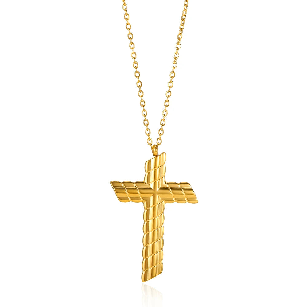 Classic Cross Necklace Jesus