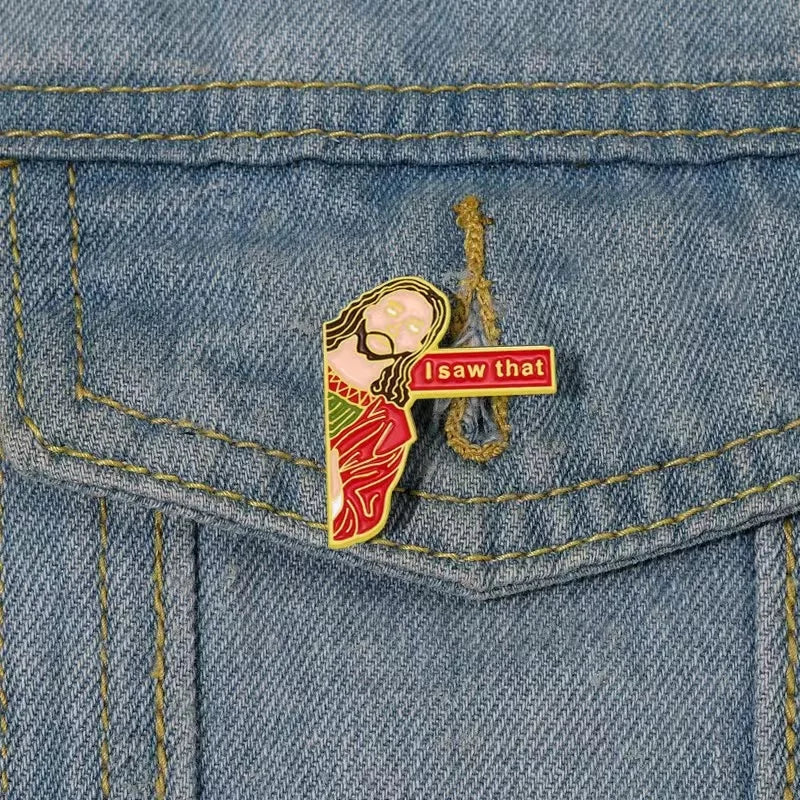 Cartoon Jesus Pin