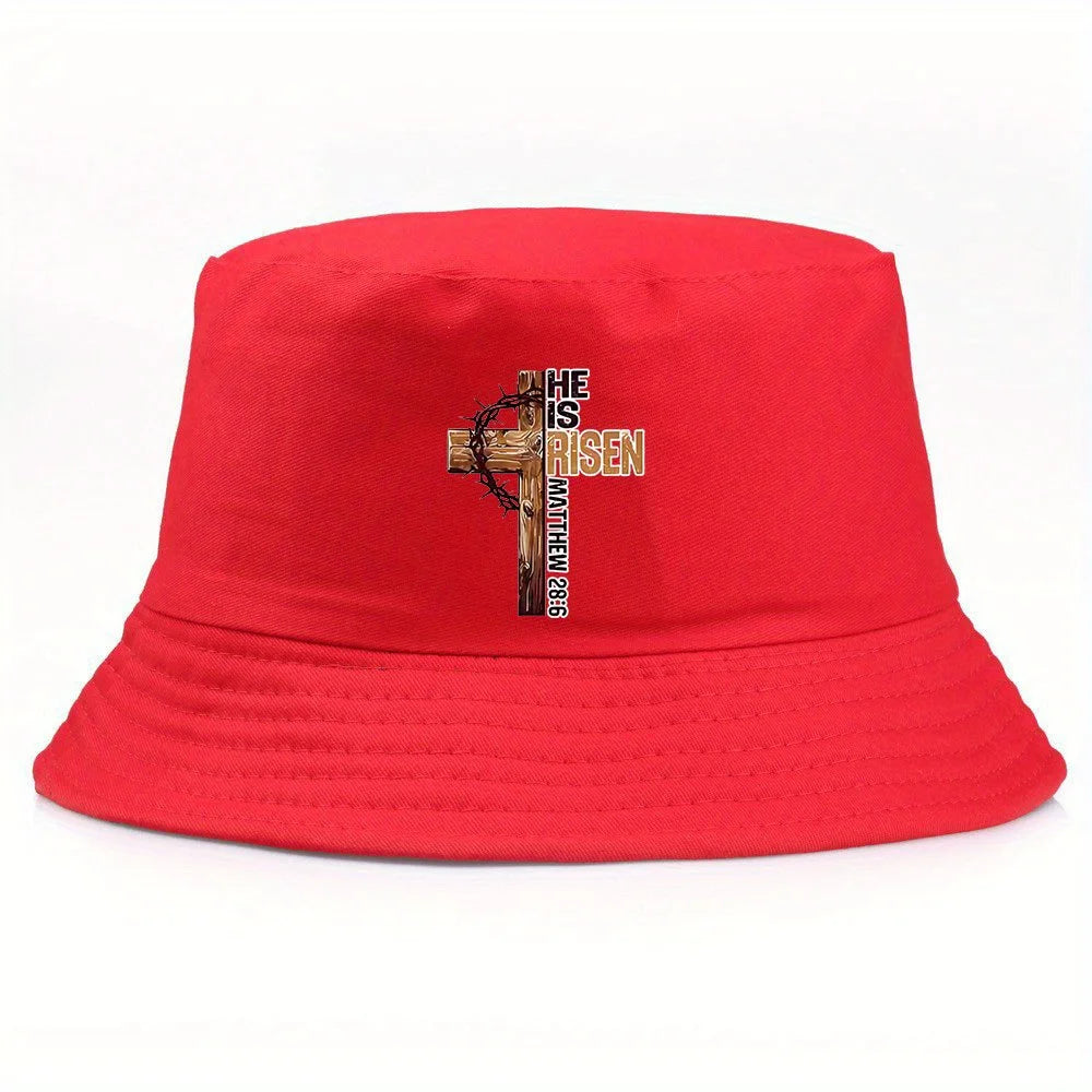 Easter Cross Bucket Hat