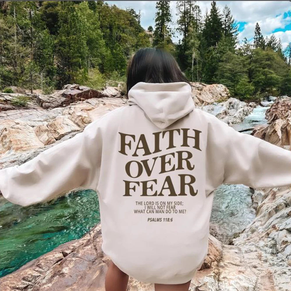 Faith Overcomes Fear Sweatshirts
