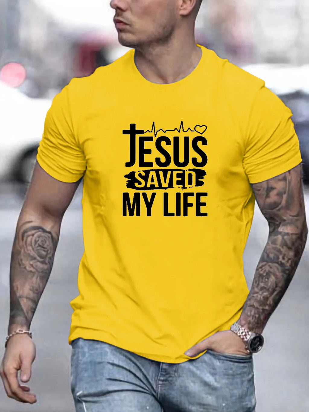 JESUS SAVED MY LIFE Tee