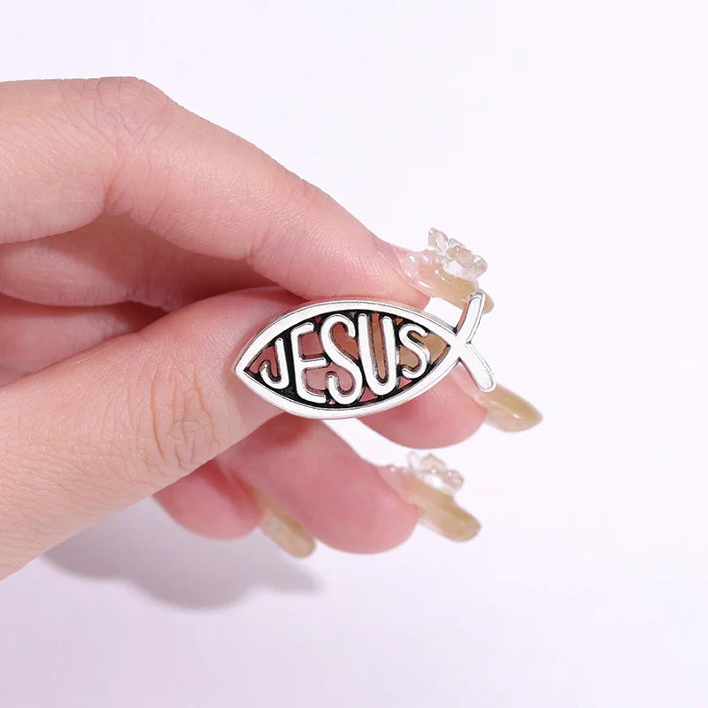 Christian Fish Enamel Pins
