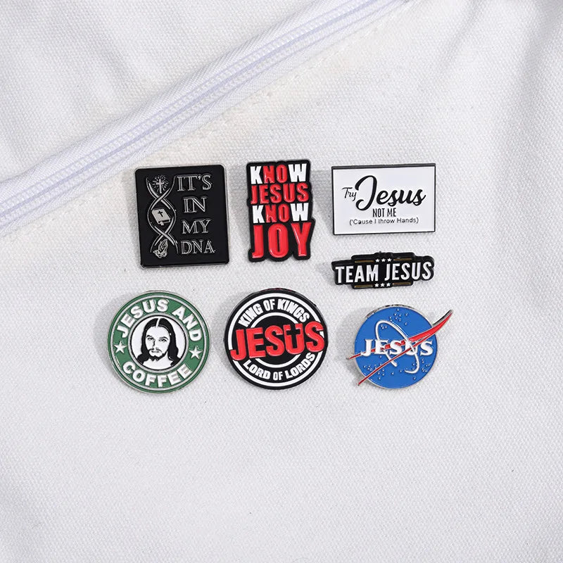 Jesus Know Enamel Pin