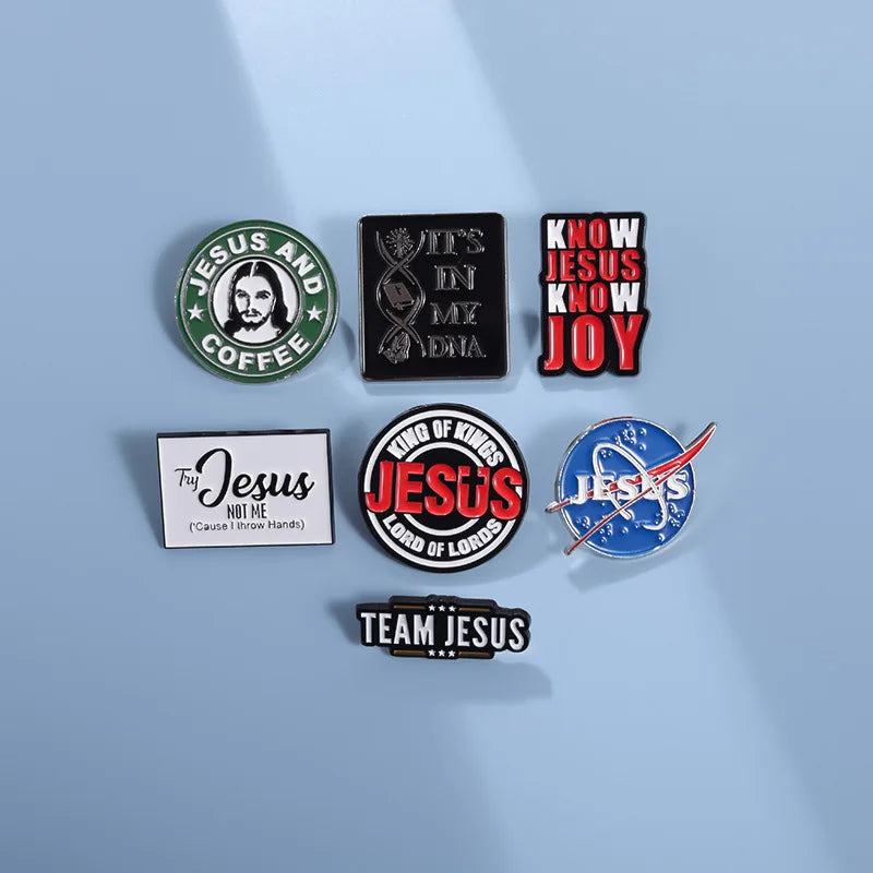 Jesus Know Enamel Pin