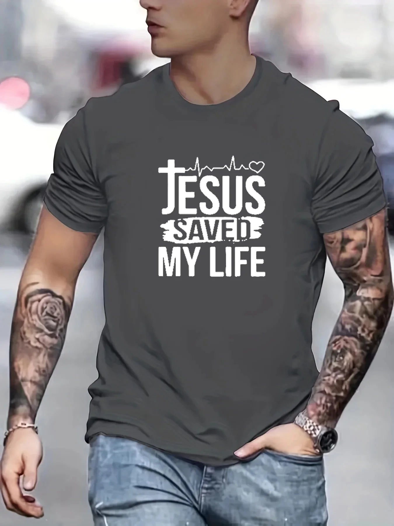 JESUS SAVED MY LIFE Tee