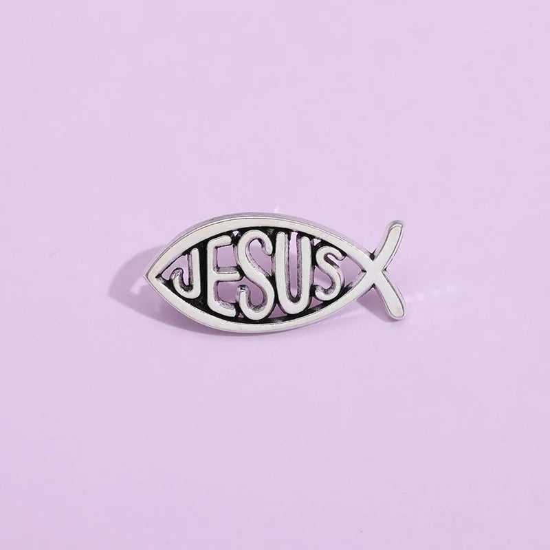 Christian Fish Enamel Pins