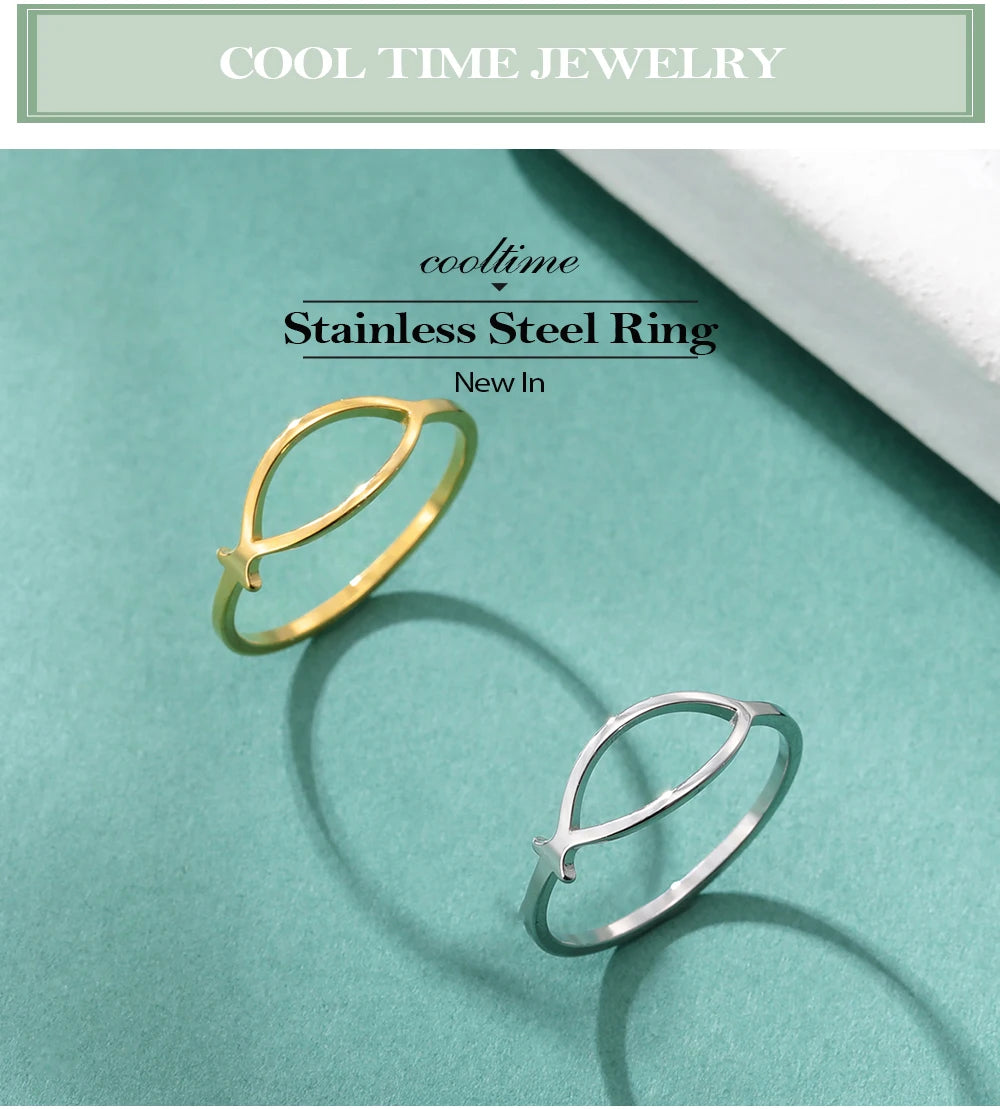 Ichthus Jesus Fish Ring