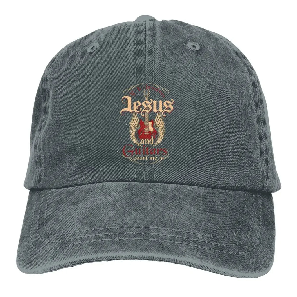 Multicolor Jesus Cross Cap