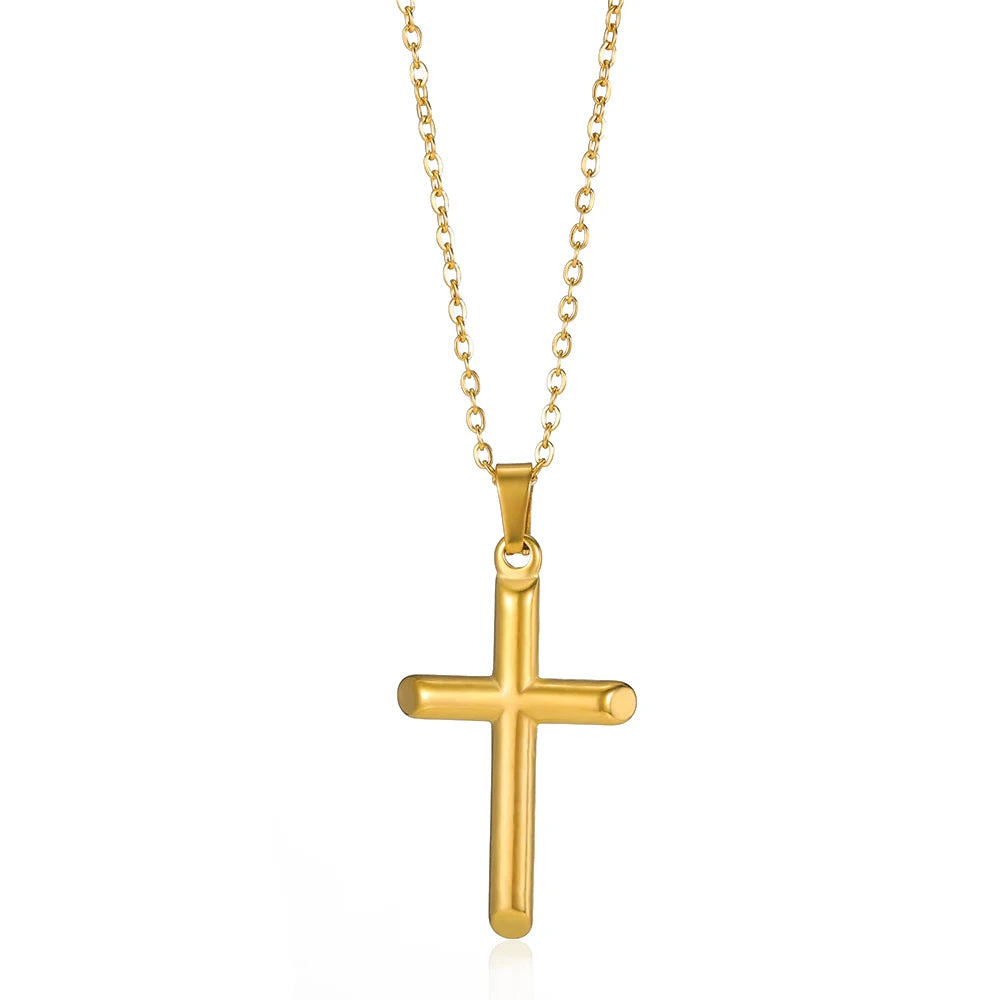 Classic Cross Necklace Jesus