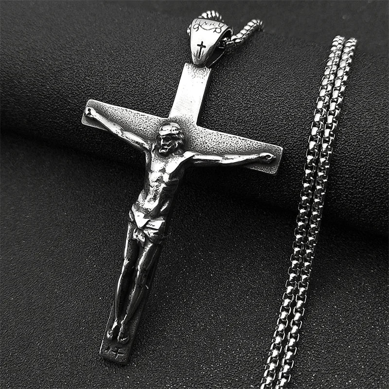 Christian Jesus Cross Crucifix Pendant