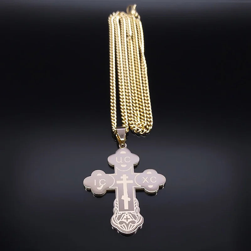 Orthodox Cross Necklace