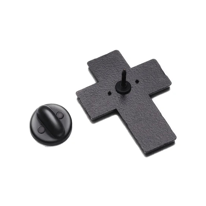 Christian Cross Enamel Pins