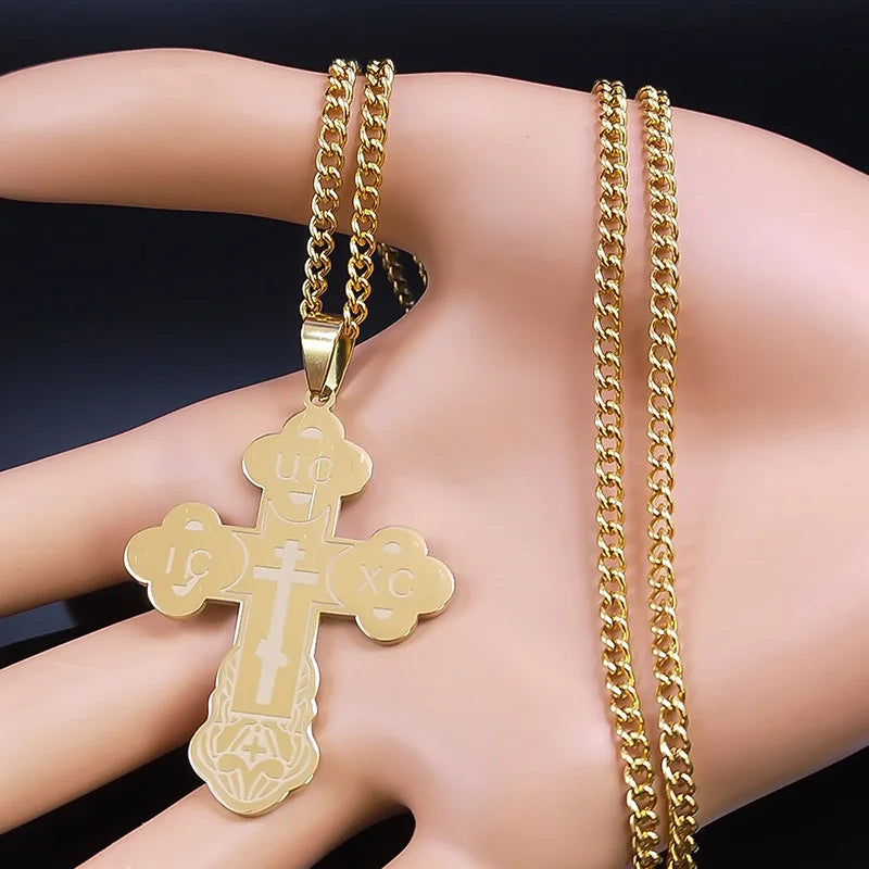 Orthodox Cross Necklace