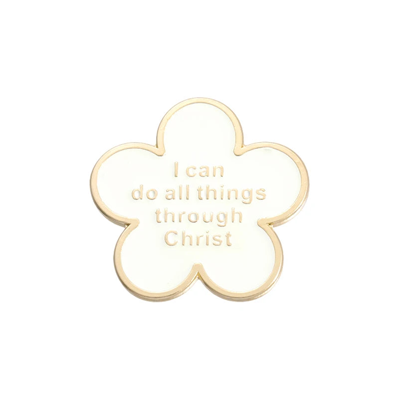 Jesus Cross Enamel Pin