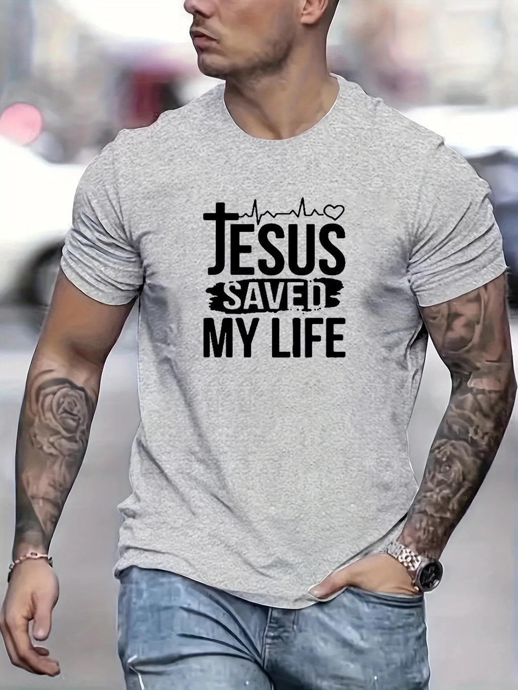 JESUS SAVED MY LIFE Tee