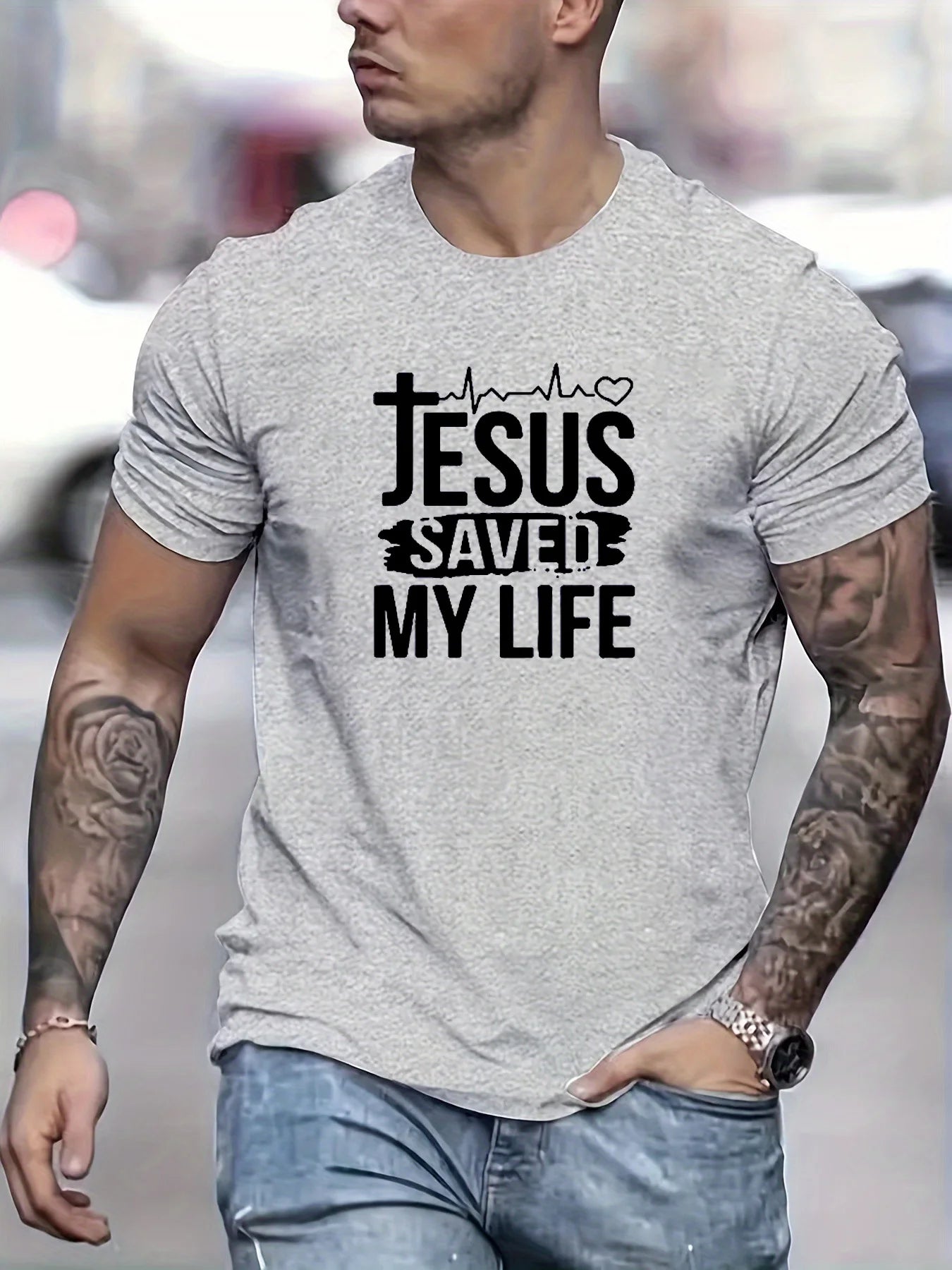 JESUS SAVED MY LIFE Tee