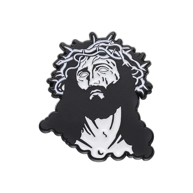 Christian Cross Enamel Pins