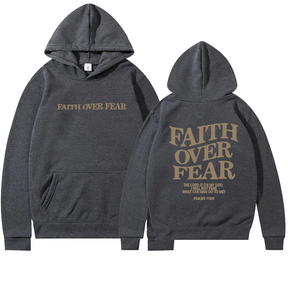 Faith Overcomes Fear Sweatshirts