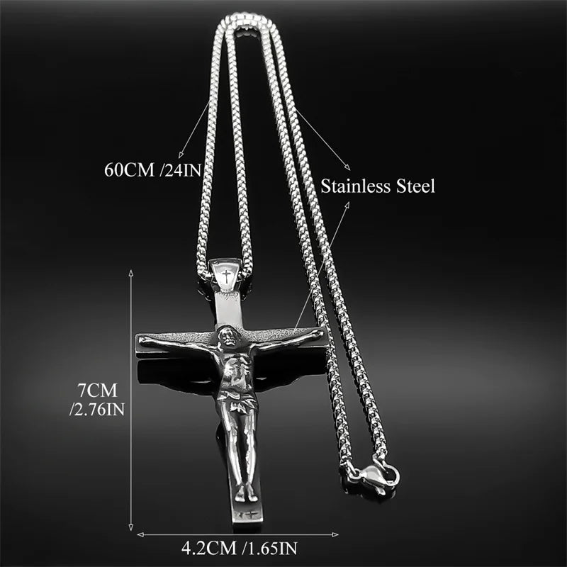 Christian Jesus Cross Crucifix Pendant